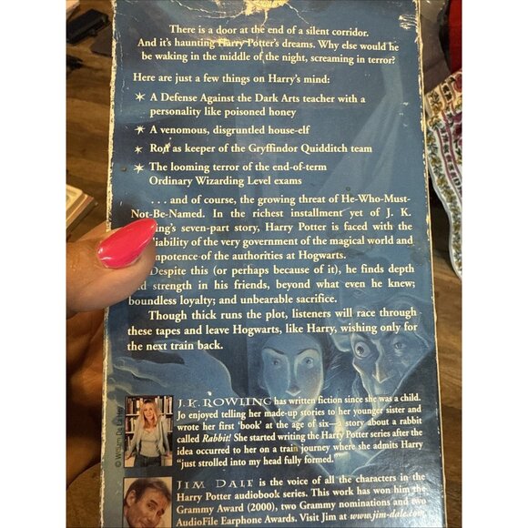 Book Audio Cassette Harry Potter Order Phoenix JK Rowling Unabridged 17 Tapes - Picture 2 of 3